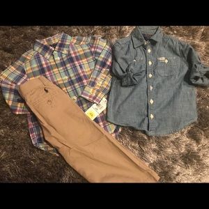 Ralph Lauren Toddler Boy Shirts and Pants